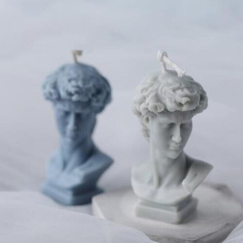 Silicone Candle Mold Home Decor Statue Mold DIY Crafts Sculpture Character Handmade Soap Chocolate Mold Decoration Accessories