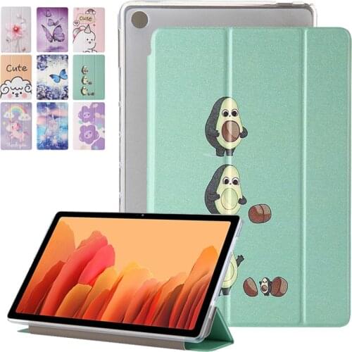 Slim Folding Case Coque For Lenovo Tab M10 FHD Plus TB-X606F TB-X606X 10.3" Soft TPU Back Cover Shell Funda for Lenovo M10 Plus
