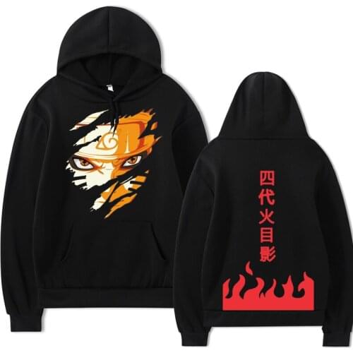 Uzumaki shippuden sage mode Hoodies Women Harajuku Sweatshirt Nine-tailed fox four-headed generation Kawaii Clothing Aesthetic