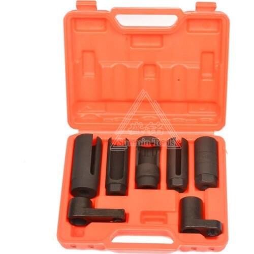 7pcs oxidation induction sleeve Oxygen Sensor Disassembly Tool Professional Automobile Safety Tools NO.A0841