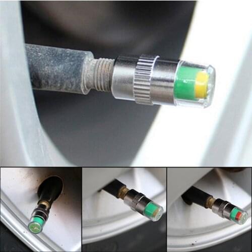 2.4Bar 36PSI Car Auto Tire Pressure Monitor Valve Stem Caps Sensor Indicator Eye Alert Diagnostic Tools Kit