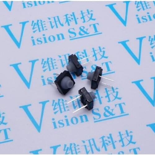 Free shipping 50PCS 8*8 2P conductive adhesive button switch silent rubber dome switch tact switch
