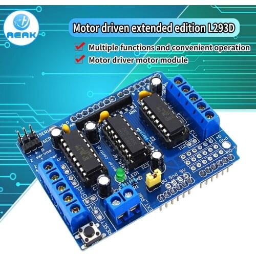 Freeshipping L293D motor control shield motor drive expansion board FOR Arduino motor shield