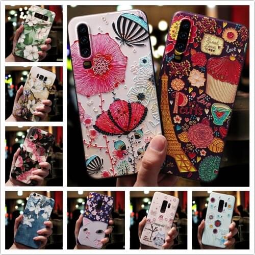 For Nokia 2.3 Case 3D Flower Emboss Silicone Phone Cover For Nokia 7.2 6.2 2.2 4.2 3.2 5.1 Plus 2.1 Cases Relief For Nokia2.3