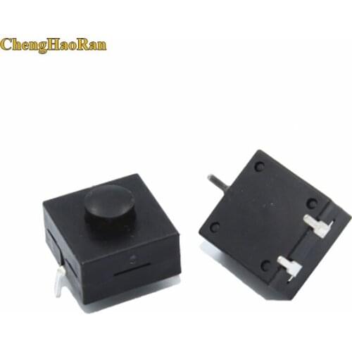 ChengHaoRan 5PCS Double Row Vertical LED flashlight switch 3pins ON-ON-OFF 12*12 213BS