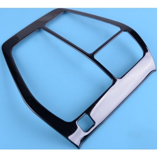 DWCX Black Stainless Steel Car Console Gear Shift Panel Cover Trim Fit for Toyota RAV4 2019 2020