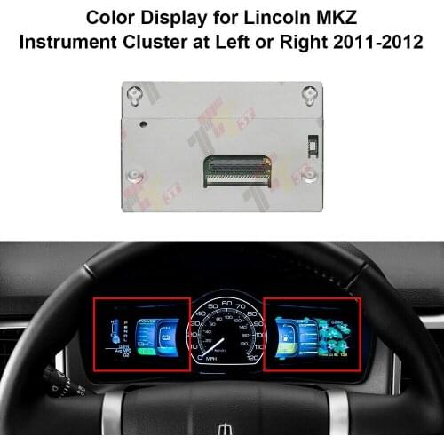 Left/Right LCD Color Display for Lincoln MKX MKZ Instrument Cluster Pixel Repair