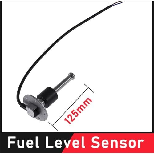 Fuel Level Sensor with Water Level Sensor 125MM 0-190 Ohm /240-33 Ohm Oil Tank Level Indicator Meter For Boat