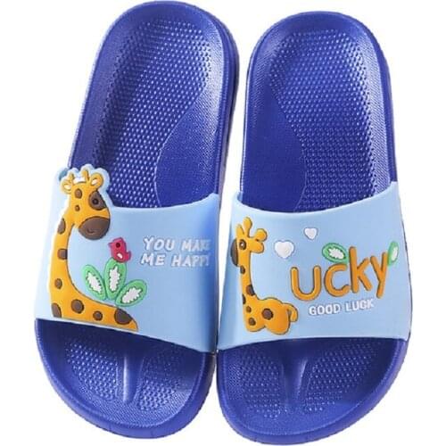 Giraffe Lucky Baby Slippers for Kids Boys Girls Summer Beach Sandals Toddler Girls House Slippers Children Casual Shoes 2020