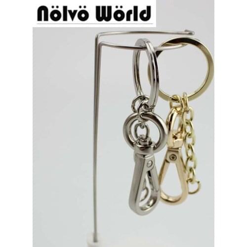 20pcs Key ring pendant package pendant ring buckle ring hardware accessories package ring+hook +chain