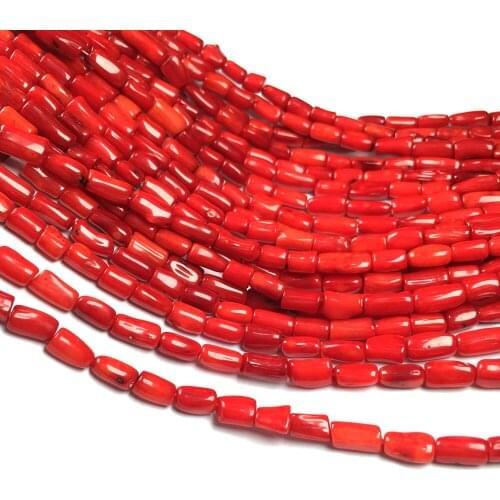 Small beads 5x8-6x12mm high quality natural coral beads loose beads isolation beads DIY bracelet necklace jewelry making