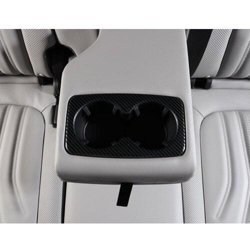 Stainless Steel Car Rear Armrest Vent Frame Outlet Sticker for Ford Kuga Escape 2019 2020 2021 Accessories Auto