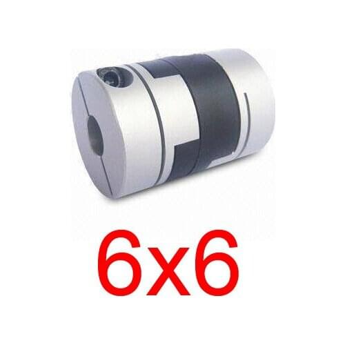 New 6x6 6mm 6mm double slider coupling,oldham type shaft flexible coupling,Servo motor stepper clamp type coupler D20 L33