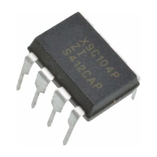 10 PCS NEW X9C104P DIP-8 X9C104 Digital Potentiometer IC NEW