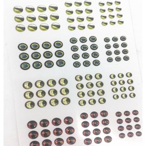 One Pack Fly Fishing Crank bait Fishing Lure Eye 3D Simulation VIB Artificial Fish Eyes Popper Minnow