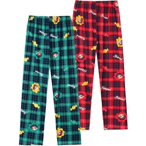 Sleep Bottoms Cotton Pajamas for Women 2021 Long Lounge Pants Bottom Parts Loose Plus Size Shelter for Home Lounge for Female