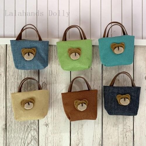 Sale 6Colors Doll Casual one-shoulder bag for Ob11, 1/8 BJD, 1/12 BJD Doll Clothes Accessory