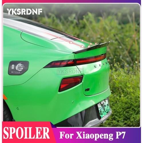 YKSRDNF For Xiaopeng P7 Spoiler 2020-2021 High Quality ABS Platic Rear Roof Spoiler Car Tail Wing Decoration