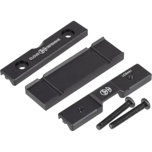 Tactical Flashlight rat tail holder metal flashlight laser rat tail slot switch guide handguard plug-in universal 20mm