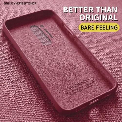 Luxury Bumper Cover For Oneplus 7 8 Pro 7T Original Liquid Silicone Phone Cases For Oneplus 6 6T 7T Pro One Plus 7 Pro