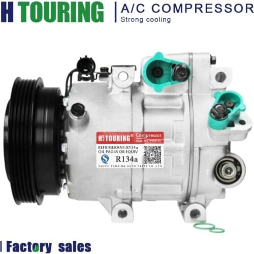 VS16N AC Compressor For Hyundai ACCENT Verna Elantra i30 i20 / Kia Ceed 977011E300 977012H200 97701-1E300 97701-2H200 TSP0155935