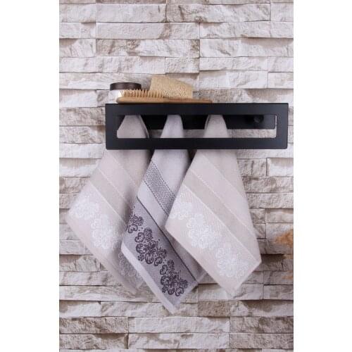 100% Cotton 3 Pieces 40x50 Guest Towel Set