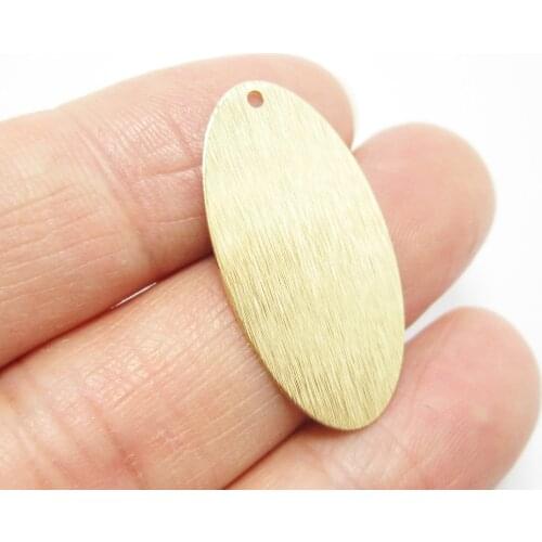 Brass earrings pendant Textured 29.5x15.5mm brass oval earrings dangle charms Lead free -20pcs R1128