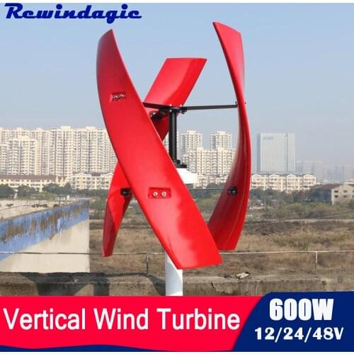 300w 400w 600w 12v/24v/48v Vertical AXIS Permanent Maglev Wind Turbine Generator MPPT Controller Free Energy High Efficiency