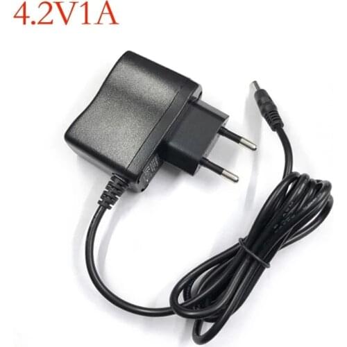 8650 Rechargeable Lithium Battery Charger DC 5.5mm * 2.1mm Portable Charger for 1 2 3 4 String Lithium 4.2V 8.4V 12.6V 16.8V 1A