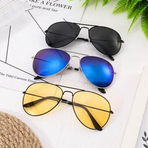 Anti-glare Polarizer Sunglasses Aluminum-magnesium Car Driver Night Vision Goggles Polarized Driving Glasses Auto Accessories