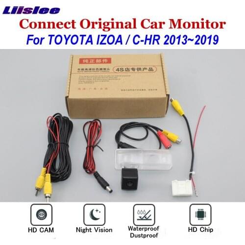 Car Back Up Reverse Camera For TOYOTA C-HR IZOA 2013-2019 Compatible Original Monitor Parking Rear View CAM