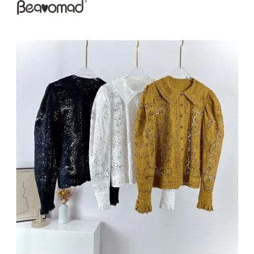Baeromad Blouses With Embroidery