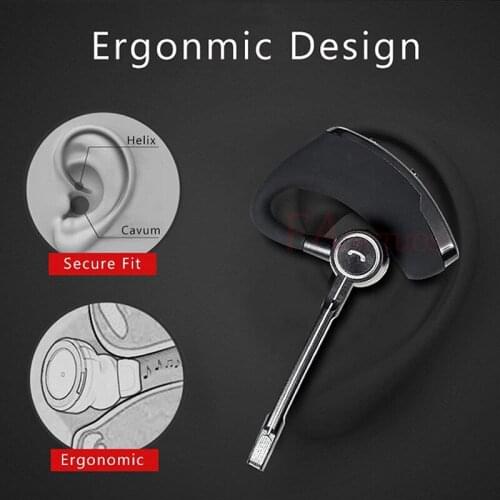 V8S Business Bluetooth Headset Car Bluetooth Handsfree Wireless Earphone with Mic Driving a bluetooth headset garnish