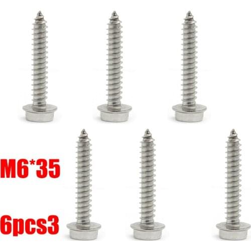 6PCS Clutch Cover Screw Bolts Replace 7519330 For Polaris Ranger 570 900 General 1000