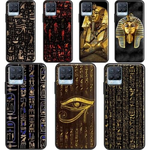 Egypt Egyptian Pharaoh For OnePlus 9 Pro 8 Pro 8T 9R Case For Realme GT Neo 6 7 i 8 Q3 Pro C21 C15 C11 C3 Coque
