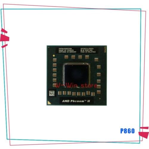 AMD Phenom II Triple-Core Mobile P860 2.0 GHz Three-Core Three-Thread CPU Processor HMP860SGR32GM Socket S1