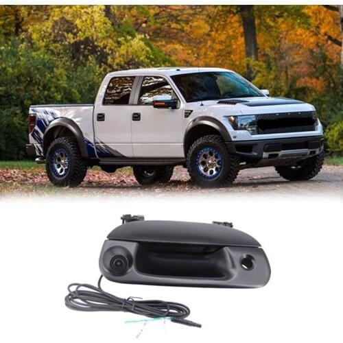 Vehicle Tailgate Handle Backup Camera Reverse Rear View Cameras Replacement for Ford F150 F250 F350 F450 1997-2007