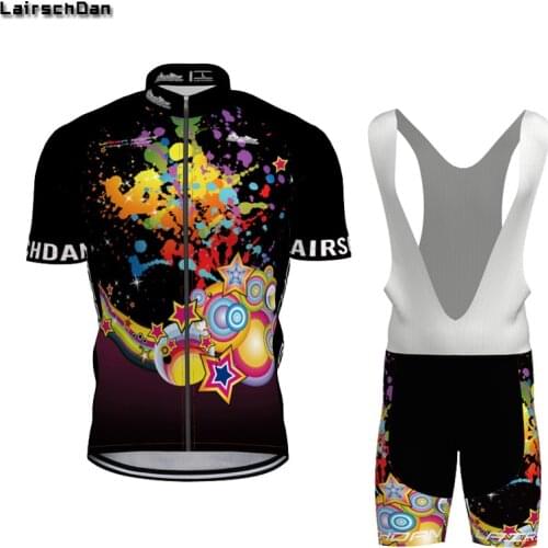 SPTGRVO LairschDan funny Graffiti cycling outfit Bicycle clothes womens bike clothing men sets summer 2020 cycling uniform kit