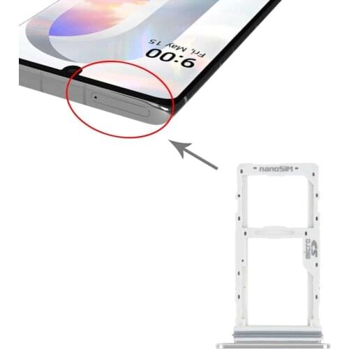 SIM Card Tray + SIM Card Tray / Micro SD Card Tray for LG Velvet 5G LM-G900N LM-G900EM LM-G900 LM-G900TM
