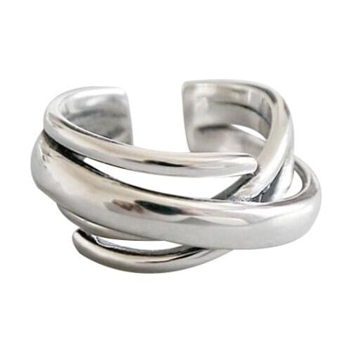 Fashion Rings For Women Bohemian Adjustable Geometric Irregular Rings Exaggerated Novelty Jewelry