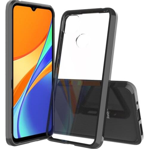 Soft Silicon TPU/PC Case For Xiaomi Redmi 9 9A 9C Fundas Capa Hybrid Shockproof Crystal Clear Shell For Xiaomi Redmi 9 Cover