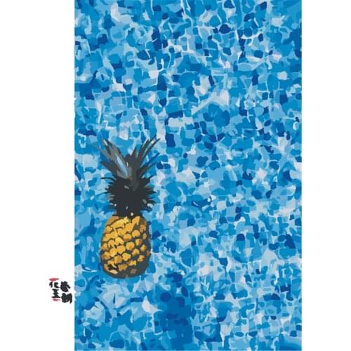 Feline True Night Sceney Diy Oil Painting Paint By Number Kit Painting For Adults Kids Arts Craft For Home Wall Decor 40x50cm