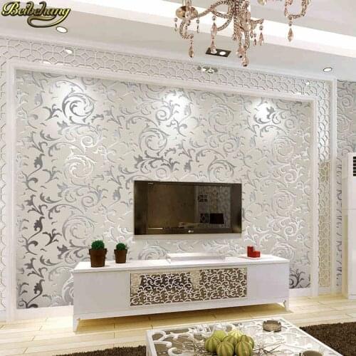 Beibehang wallpaper High quality wallpaper 3D fashion papel de parede bedroom background desktop wall paper rolls White Purple