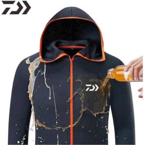DAIWA Fishing Clothing Men Outdoor Hunting Clothes Sunscreen Breathable Anti Mosquito Quick Dry Sport Running Fishing Jackets