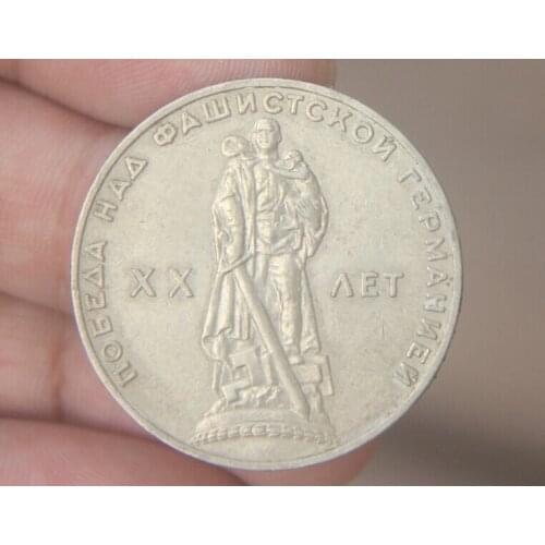 31mm "20 Years of Victory " USSR Soviet Union ,100% Real Genuine Commemorative Coin,Original Collection