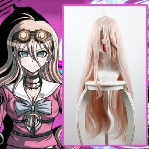 Game Danganronpa V3 Killing Harmony Cosplay Wigs Iruma Miu Cosplay Wig Synthetic Wig Hair Halloween Party Anime Women Wig