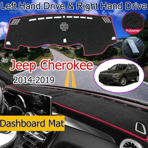 For Jeep Cherokee KL 2014-2019 Anti-Slip Mat Dashboard Cover Pad Sunshade Dashmat Protect Car Accessories