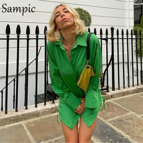 Зеленые летние платья Sampic China At AliExpress