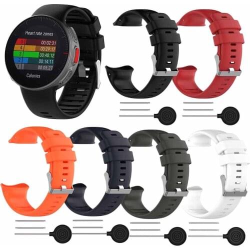 For Polar Vantage V Silicone Smart Watch Strap Wristband Bracelet Band Replacement Repair Spare Parts Wristwatch Accessories New