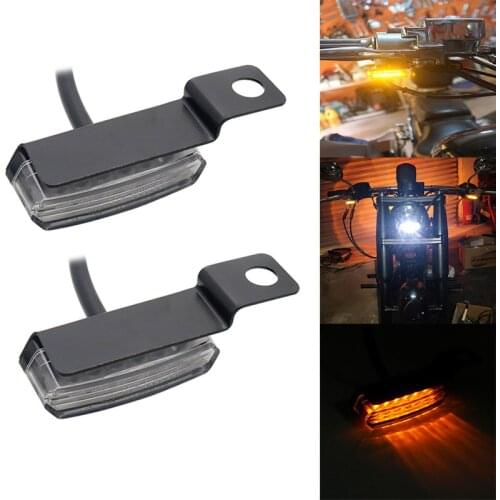 Universal Mini LED Turn Signal Light Flowing Water Blinker Flashing Indicator For Harley Yamaha Cafe Racer Scooter ATV Motocross